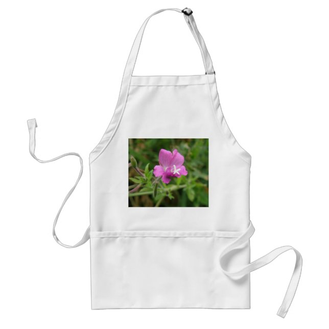 Tablier Apron Fleur sauvage Campion rouge (Devant)