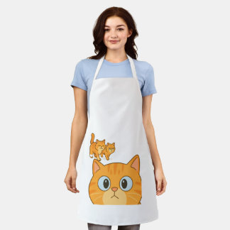 Tablier Apron for Cat lovers