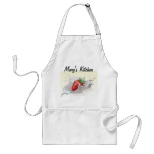 Tablier Apron fraises et crème
