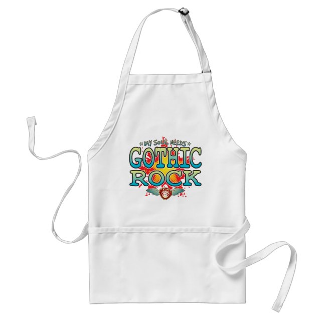 Tablier Apron gothique Rock Soul (Devant)