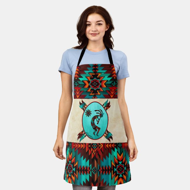 Tablier Apron Kokopelli Sud-Ouest (Porté)