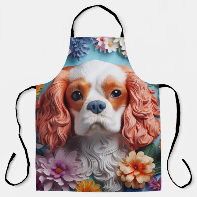 Tablier Apron - Le roi Charles Spaniel (Recto)