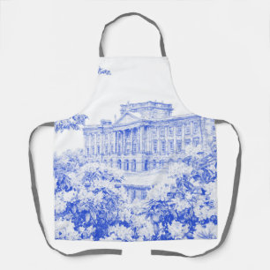 Tablier Apron - "Le terrain de Pemberley" (Bleu)