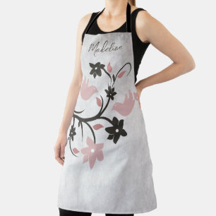 Tablier Apron Lovebirds rose
