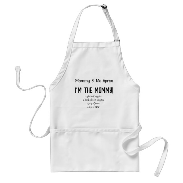 Tablier APRON - Maman & Me Apron - pour les femmes - FUNNY (Devant)