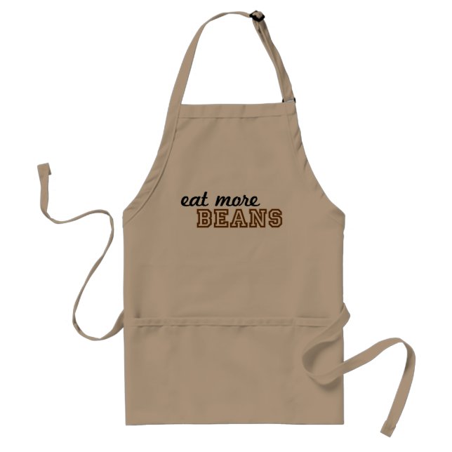 Tablier Apron "Manger plus de haricots" (Devant)