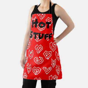 Tablier Apron Mazes de la Saint-Valentin blanche