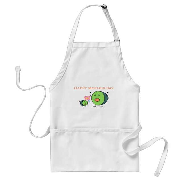 Tablier Apron mother's day  (Devant)