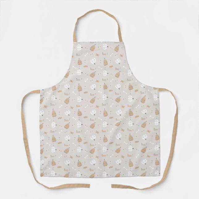 Tablier Apron Motif d'Halloween doux (Recto)