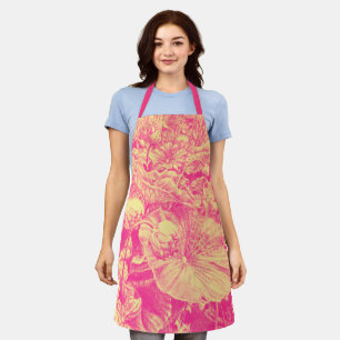 Tablier Apron - 'Nodding Lotus' (Tropical)