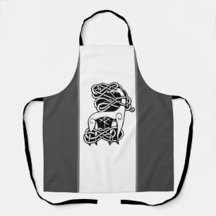 Tablier Apron nordique/celtique de cerfs