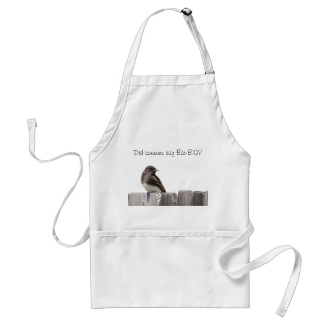 Tablier Apron - Oiseau sur la clôture (Devant)