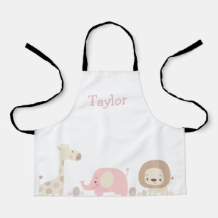 Tablier Apron pour enfants Safari personnalisés