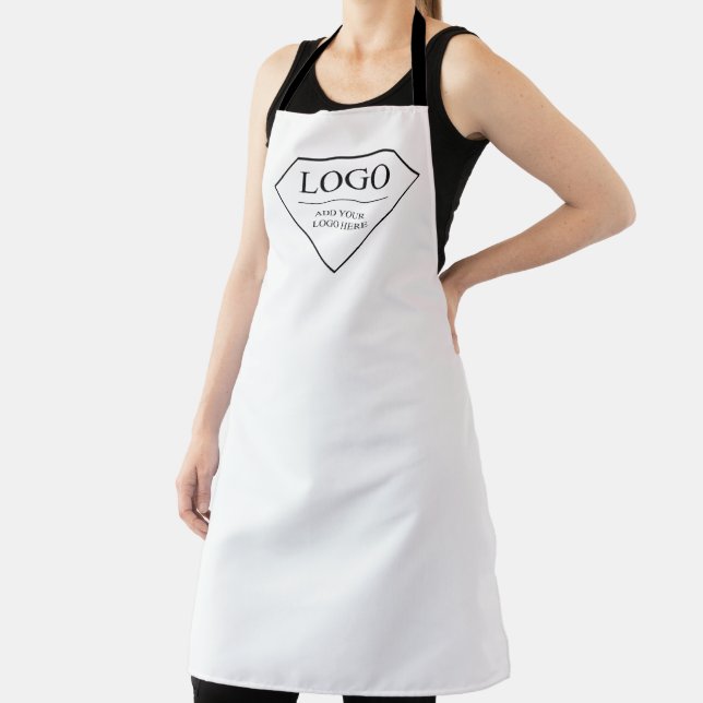 Tablier Apron Pour Femmes Blanches Avec Logo Créez Votre P (Insitu)