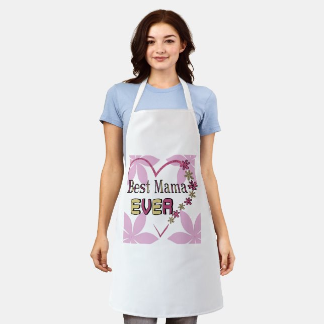 Tablier Apron Pour La Meilleure Idée Cadeau De Fête Mère M (Porté)