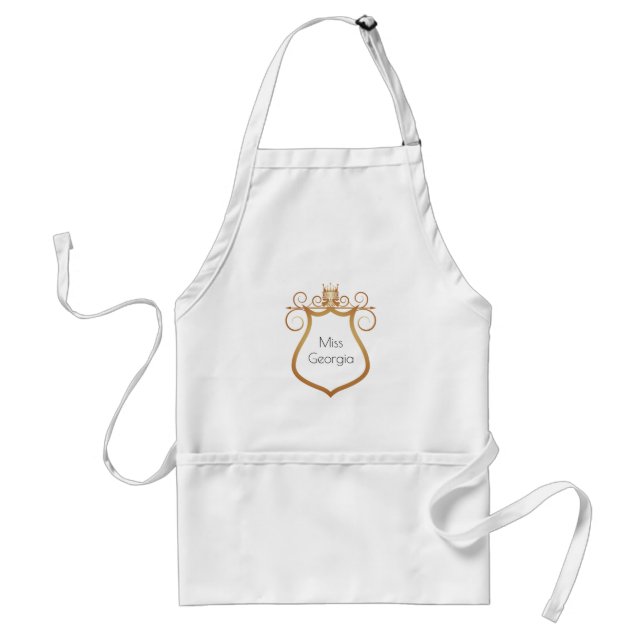Tablier Apron pour votre reine ! Totalement personnalisabl (Devant)
