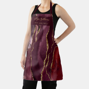 Tablier apron professionnel de beauté agone