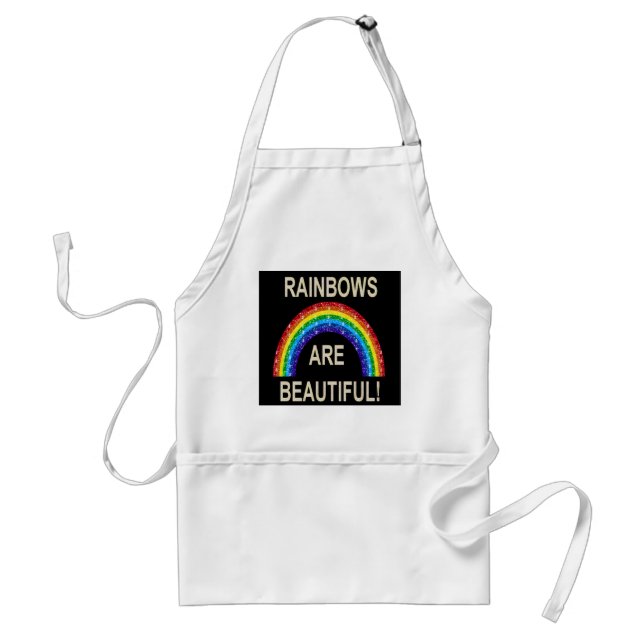 Tablier Apron Rainbows Sont Belles (Devant)