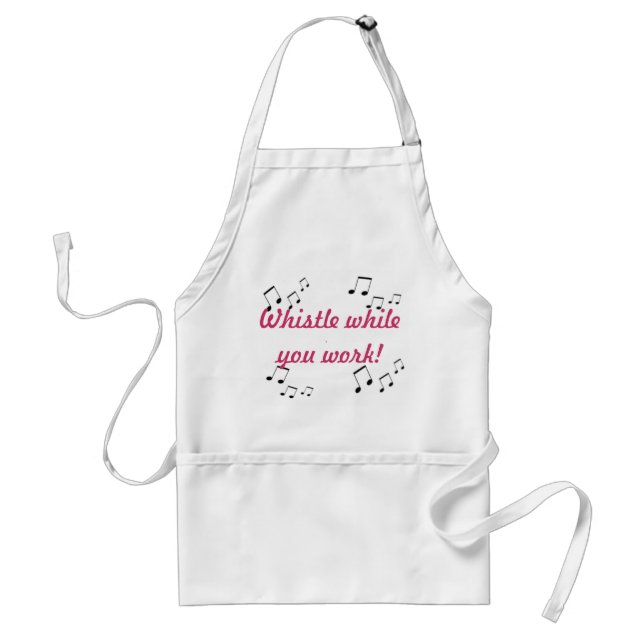 Tablier Apron - Siffler pendant que vous travaillez (Devant)