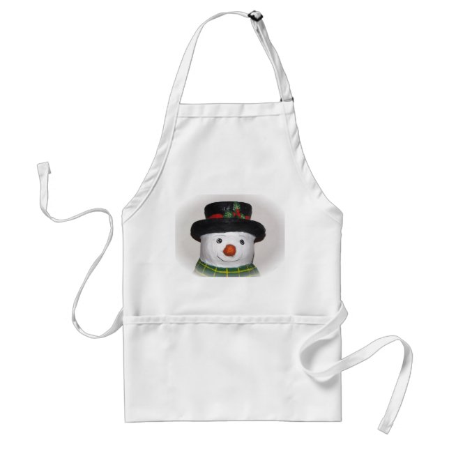 Tablier Apron Snowman Très Mignonne (Devant)