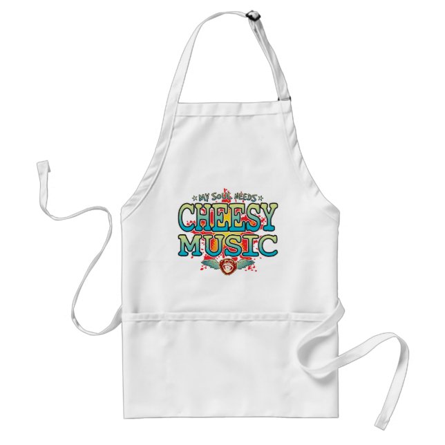Tablier Apron Soul de musique Cheesy (Devant)