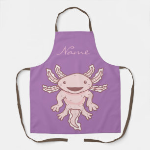 Tablier Apron Tonnerre Axolotl Rose mignon