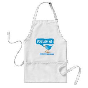 Tablier Apron Twitter de Follow Me Little Blue Bird