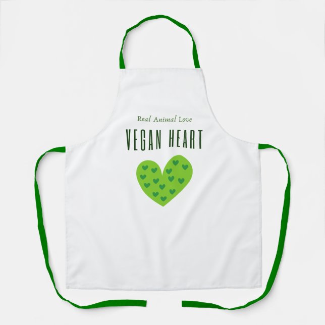 Tablier Apron Vegan Heart (Recto)