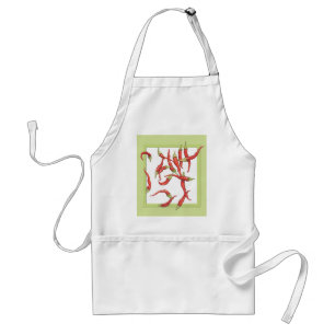 Tablier Apron vert de Red Hot Chillies