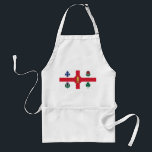 Tablier Apron with Flag of Montreal, Canada<br><div class="desc">Add a dash of Montreal pride to your kitchen with this stylish apron featuring the official flag of Montreal, Canada. Perfect for cooking enthusiasts, professional chefs, or anyone who loves to showcase their connection to this vibrant Canadian city, this apron combines practicality with patriotic flair. The design prominently displays Montreal’s...</div>