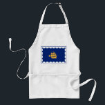Tablier Apron with Flag of Quebec City, Canada<br><div class="desc">Add a touch of Quebec City pride to your kitchen with our exclusive apron featuring the flag of Quebec City, Canada! Crafted with meticulous attention to detail, this apron is more than just a cooking accessory—it’s a proud tribute to the rich cultural heritage and iconic identity of Quebec City. Featuring...</div>