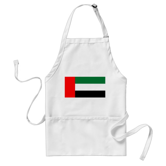 Tablier Apron with Flag of United Arab Emirates (Devant)