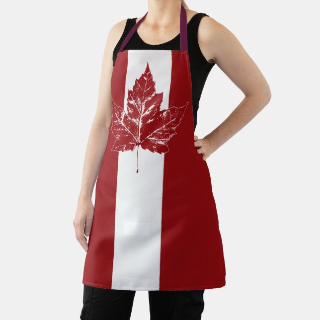 Tablier Aprons Canada Cool Retro Canada Aprons souvenirs (Insitu)