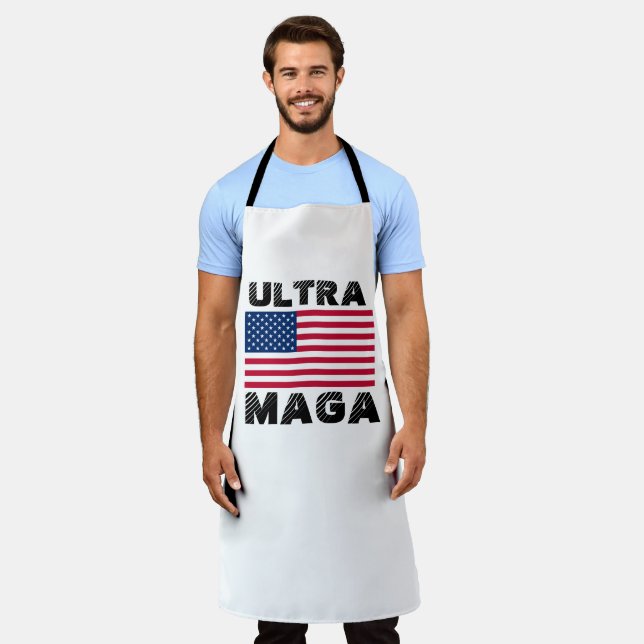 TABLIER APRONS CUISINE ULTRA MAGA TRUMP (Porté)