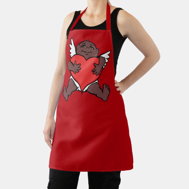 Tablier Aprons d'Amour Cupidon Africain Valentine's Cupid  (Insitu)