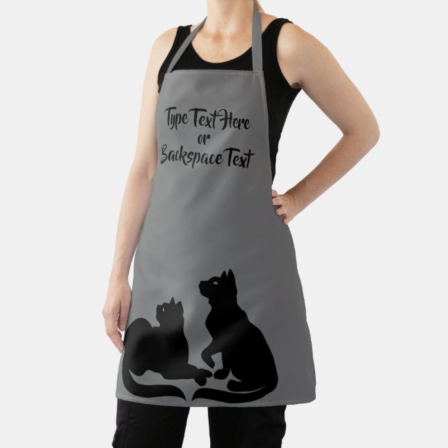 Tablier Aprons d'art Amoureux des chats Black Cat Aprons (Insitu)