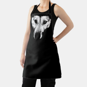 Tablier Aprons d'art Wolf Dog Aprons et cadeaux Wolf Pup