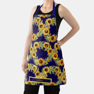 Tablier Aquarcouleur Sunflower Van Gogh Style