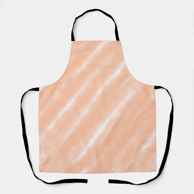 Tablier Aquarelle couleur Fuzz Peach Motif Abstrait (Recto)
