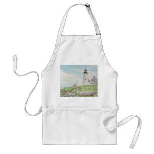 Tablier Aquarelle de Pemaquid Point