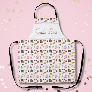 Tablier Aquarelle Desserts Cake Boss