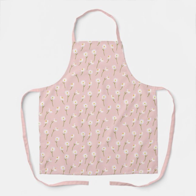 Tablier Aquarelle moderne Floral Fleurs Botaniques Apron (Recto)