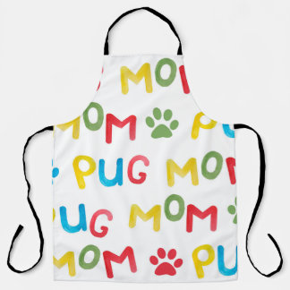 Tablier Aquarelle motif sans couture avec lettres et un