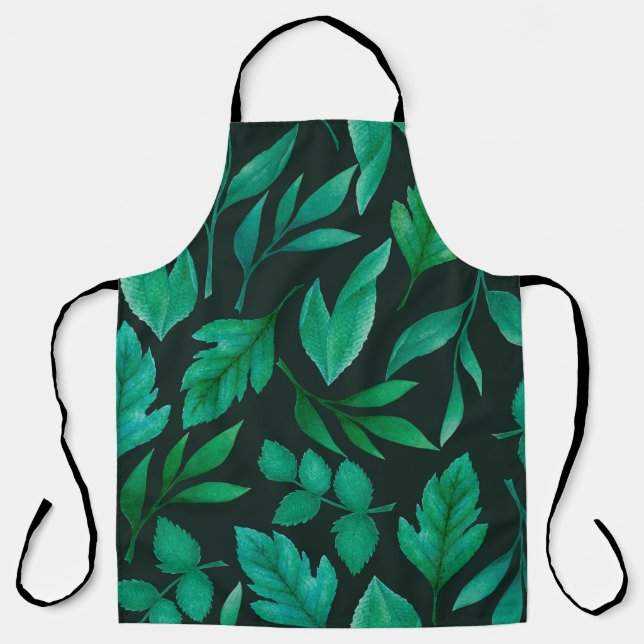 Tablier Aquarelle motif sans couture avec peint à la main  (Recto)