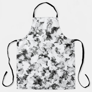 Tablier Aquarelle motif transparent avec motif vintage -