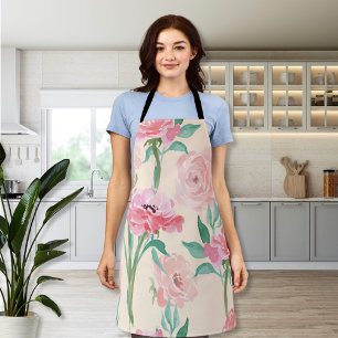 Tablier Aquarelle Pastel Garden Flowers
