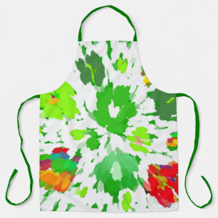 Tablier Aquarelle Pop Art Floral