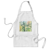 Tablier aquarelle pour chef de saison, Personnalis