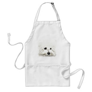 Tablier Aquarelle principale artistique de Bichon