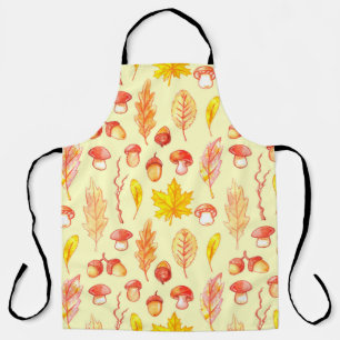 Tablier Aquarelle sans couture motif d'illustrati isolé
